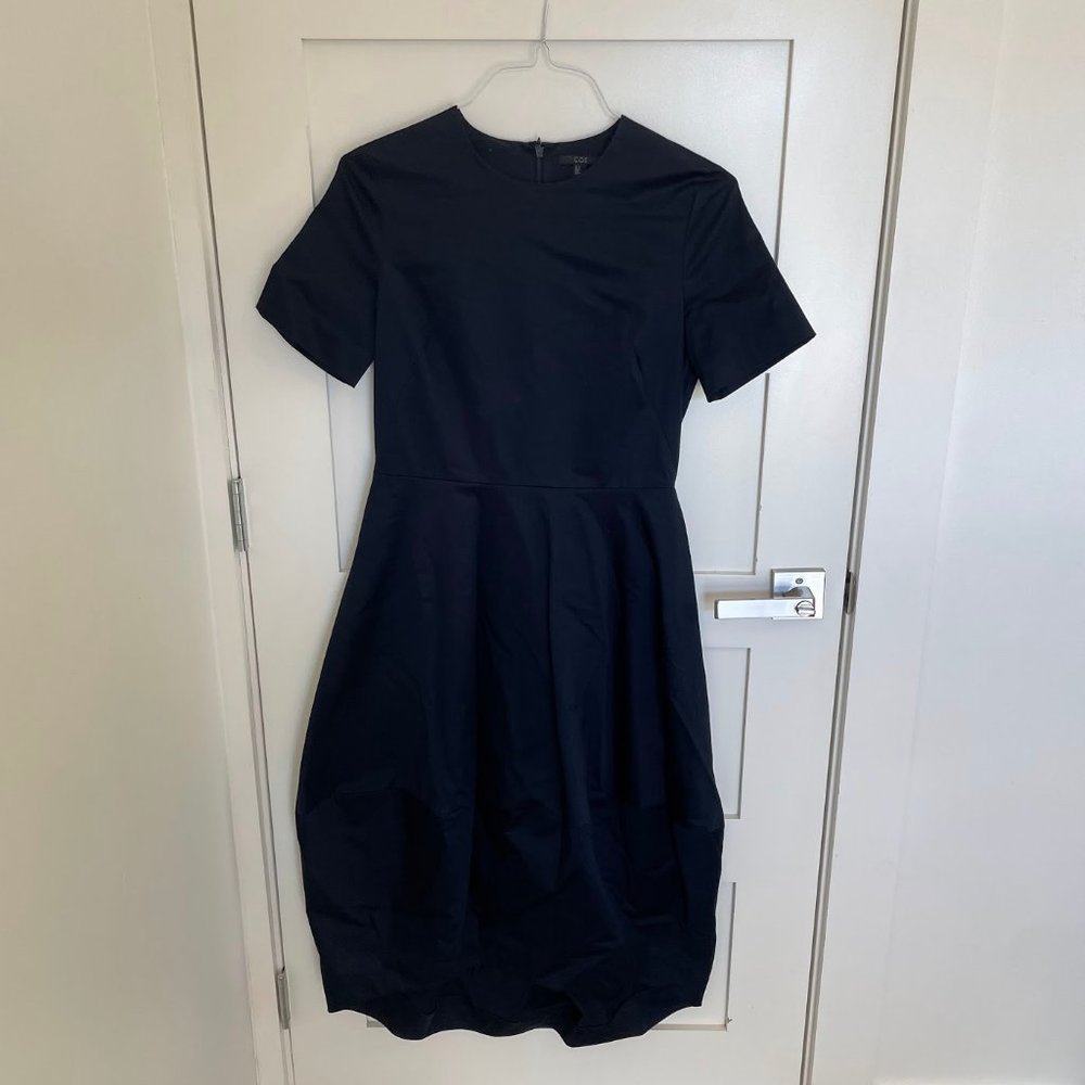 COS Size 8 Navy Dress